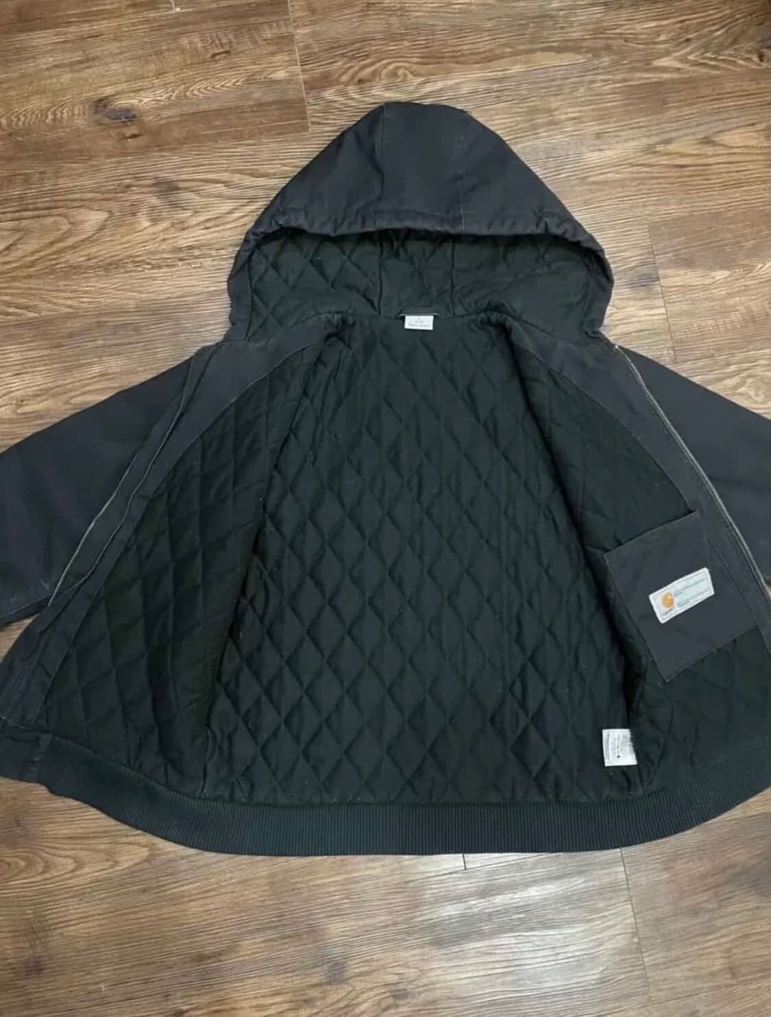 칼하트 덕 액티브 자켓 블랙 상품이미지4