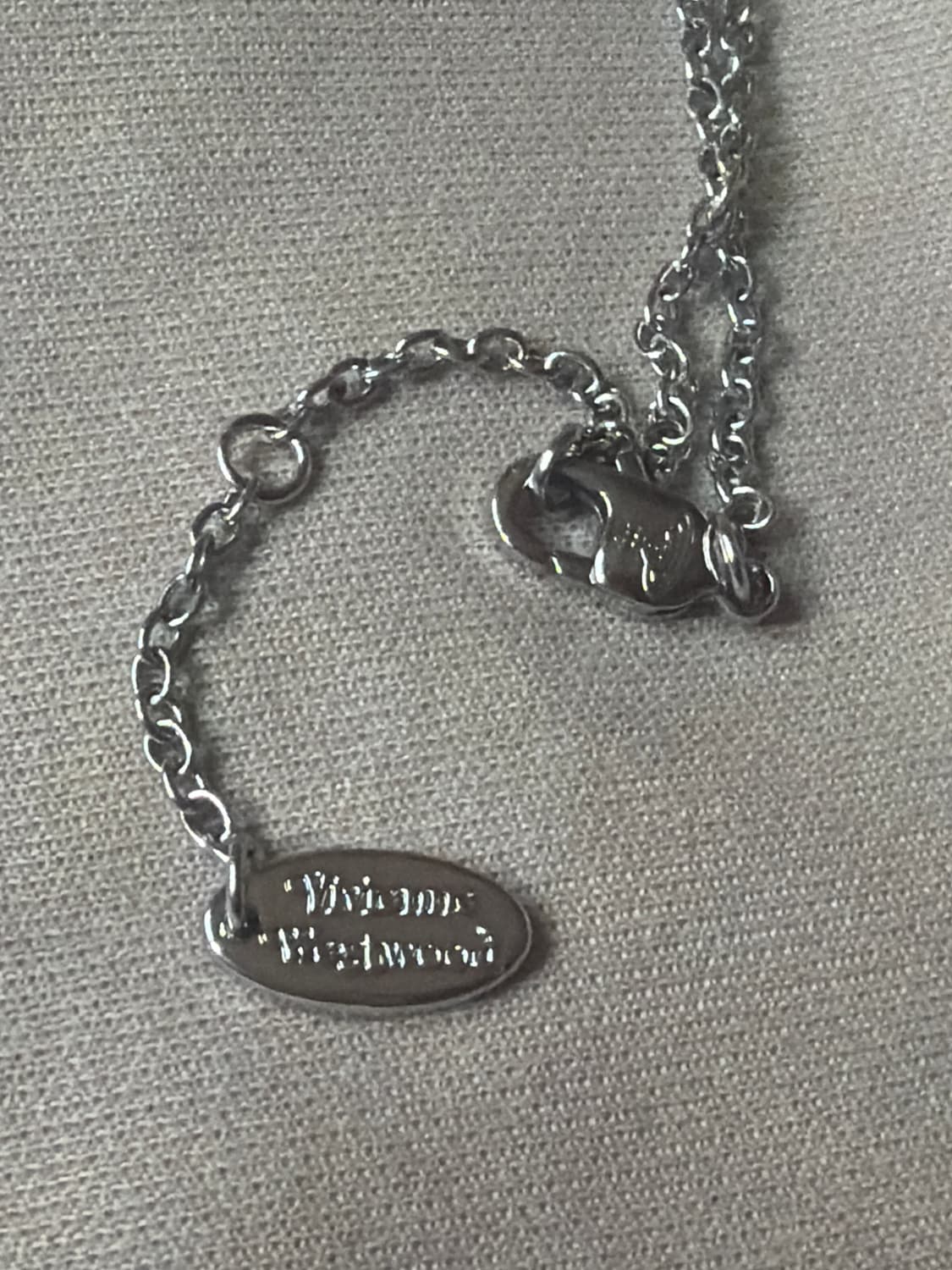 비비안웨스트우드 빈티지 세이프티핀 펄 네크리스 상품이미지4