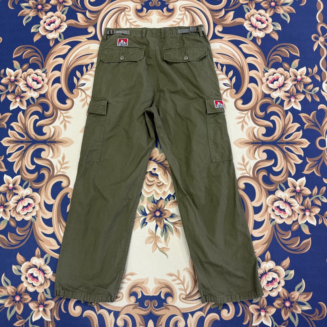 (32)JPN 벤 데이비스 Ben davis 코튼 립스탑 카고팬츠(올리브 상품이미지1