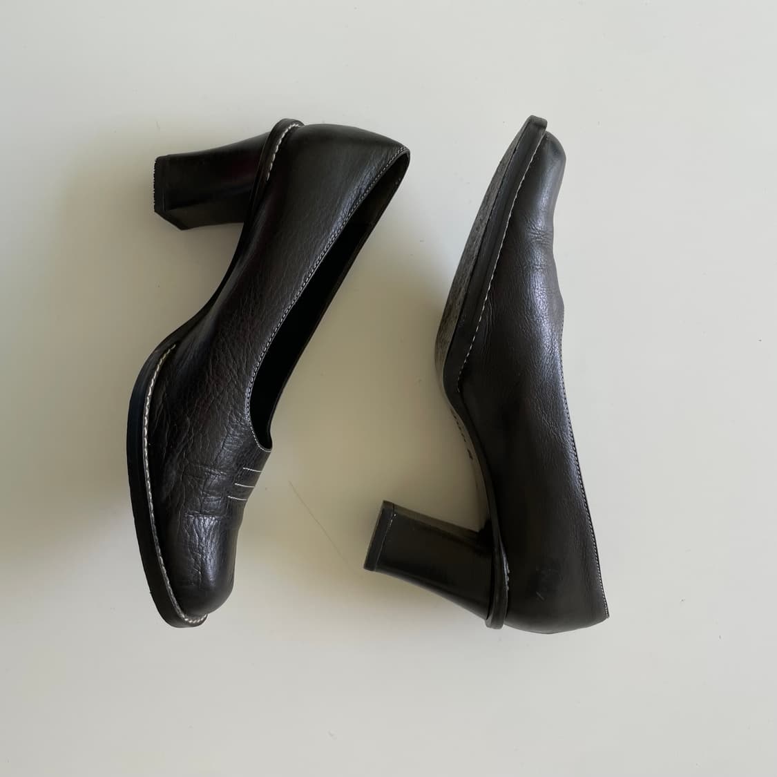 IACOPINI stitch pumps heel 상품이미지4