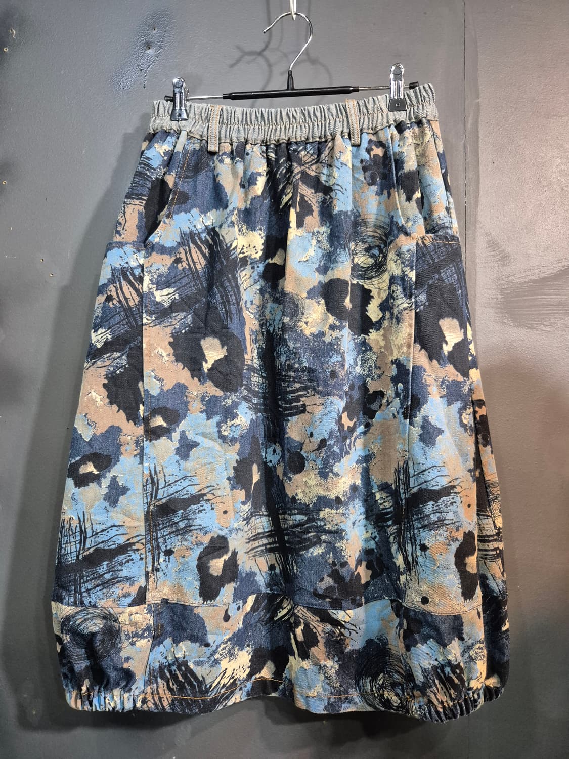 일제 패턴  롱 청스커트 55 66 77 상품이미지1