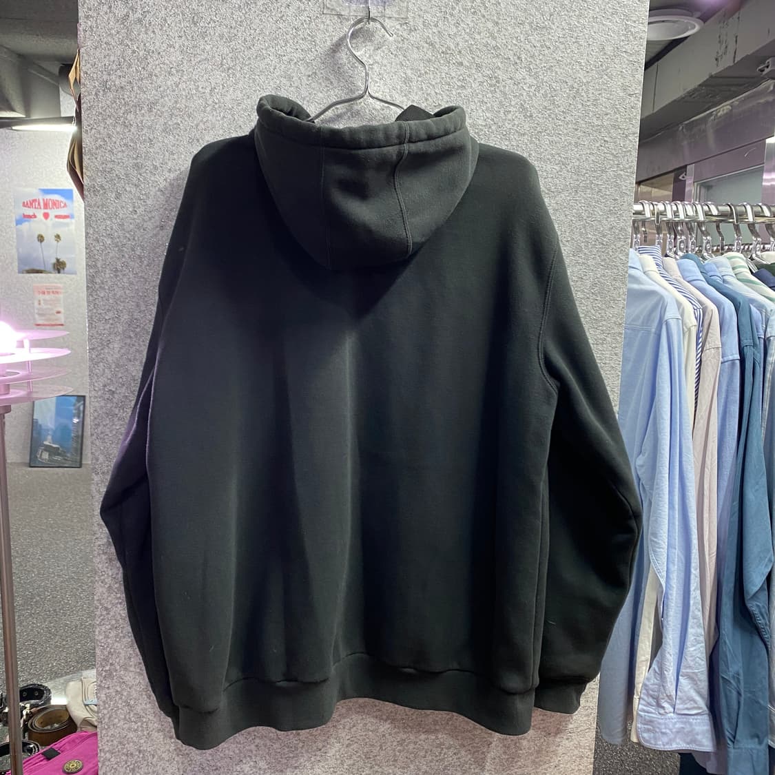 칼하트 써멀 블랙 박시 후드 집업 B3494 상품이미지5