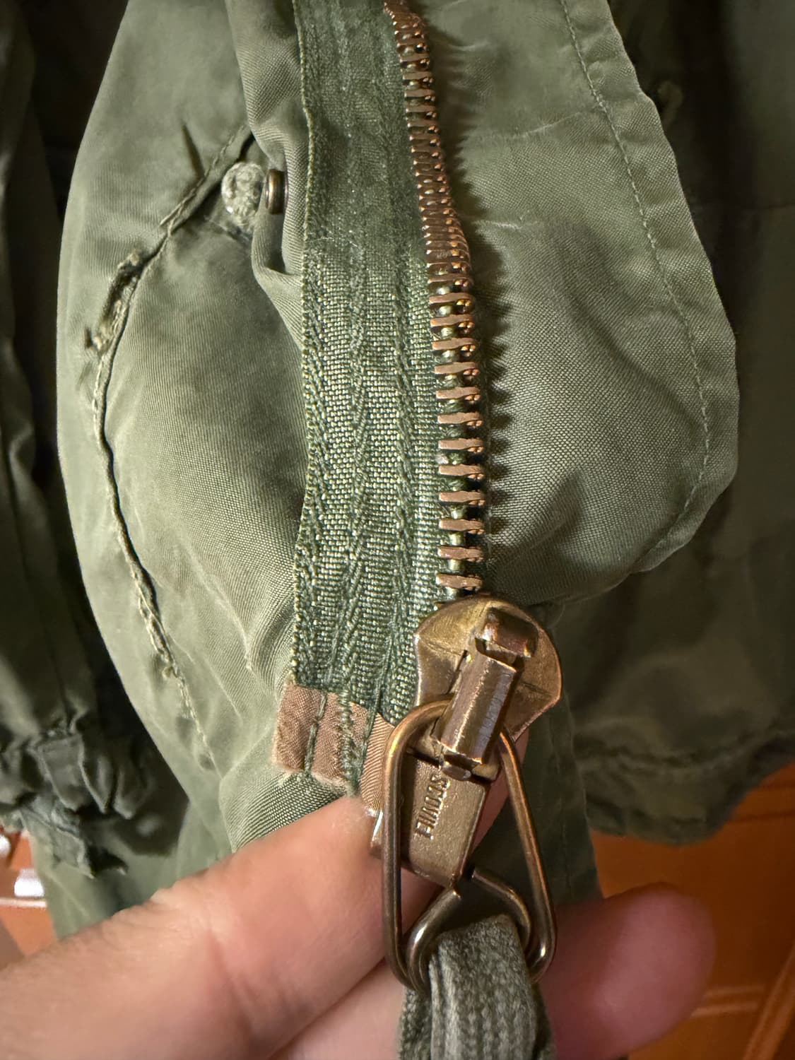 미군 m65 1972 개파카 오리지날 피쉬테일 스몰 상품이미지2