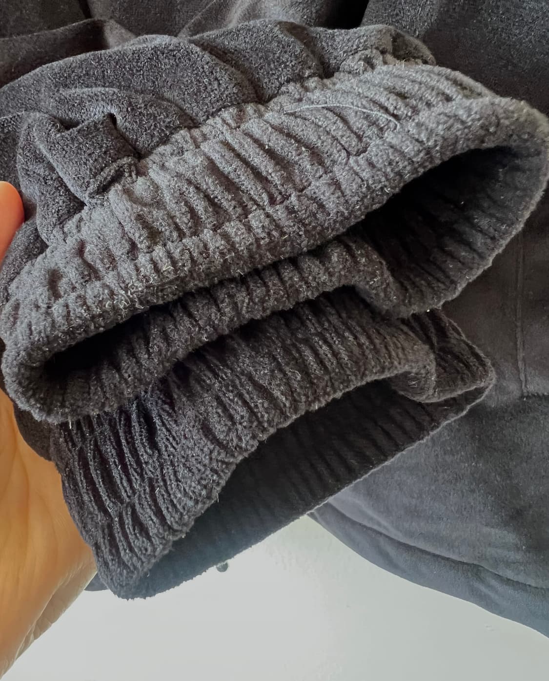 세컨모놀로그 남성 블랙 벨벳집업점퍼 트랙집업자켓 상품이미지4