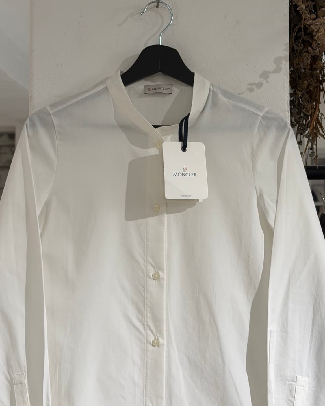 몽클레어 화이트 차이나칼라 셔츠 상품이미지4
