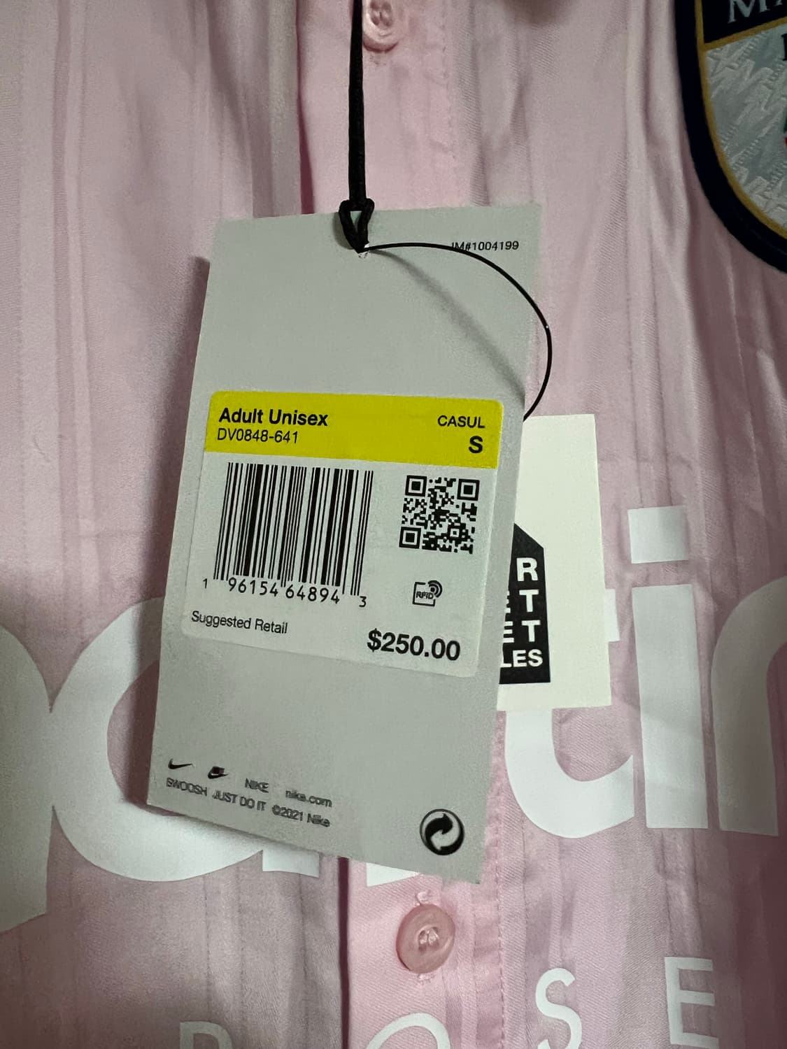 (S)나이키 마틴로즈 드레스 셔츠 핑크 상품이미지4