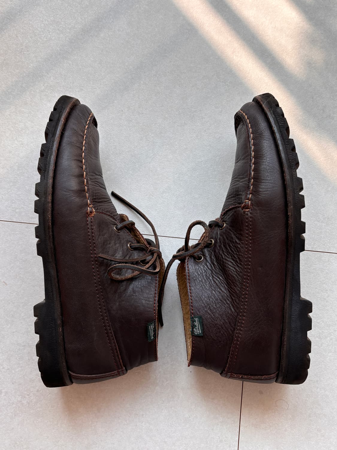 Vintage Paraboot Chukka boots MocToe UK8 상품이미지5
