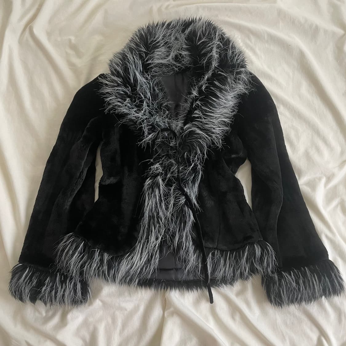 빈티지 윈터 페어리그런지 퍼자켓 상품이미지1