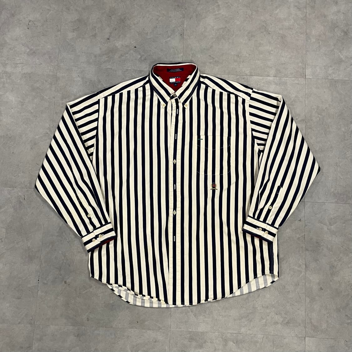 90s 타미힐피거 스트라이츠 셔츠 (110) 상품이미지3