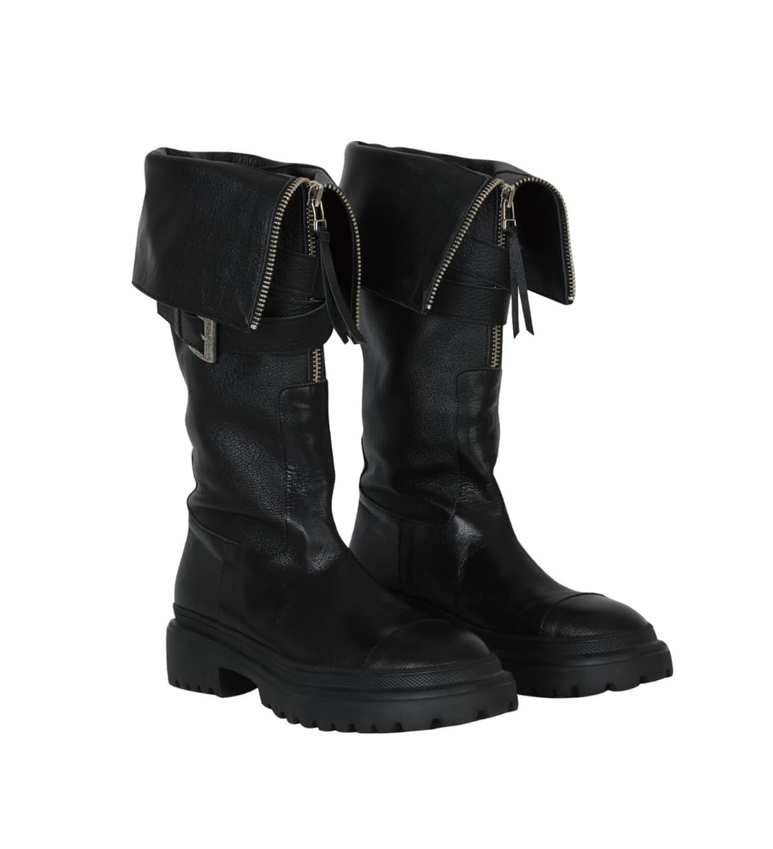 보헤미안서울 폴디드 벨트 롱 부츠 240 상품이미지1