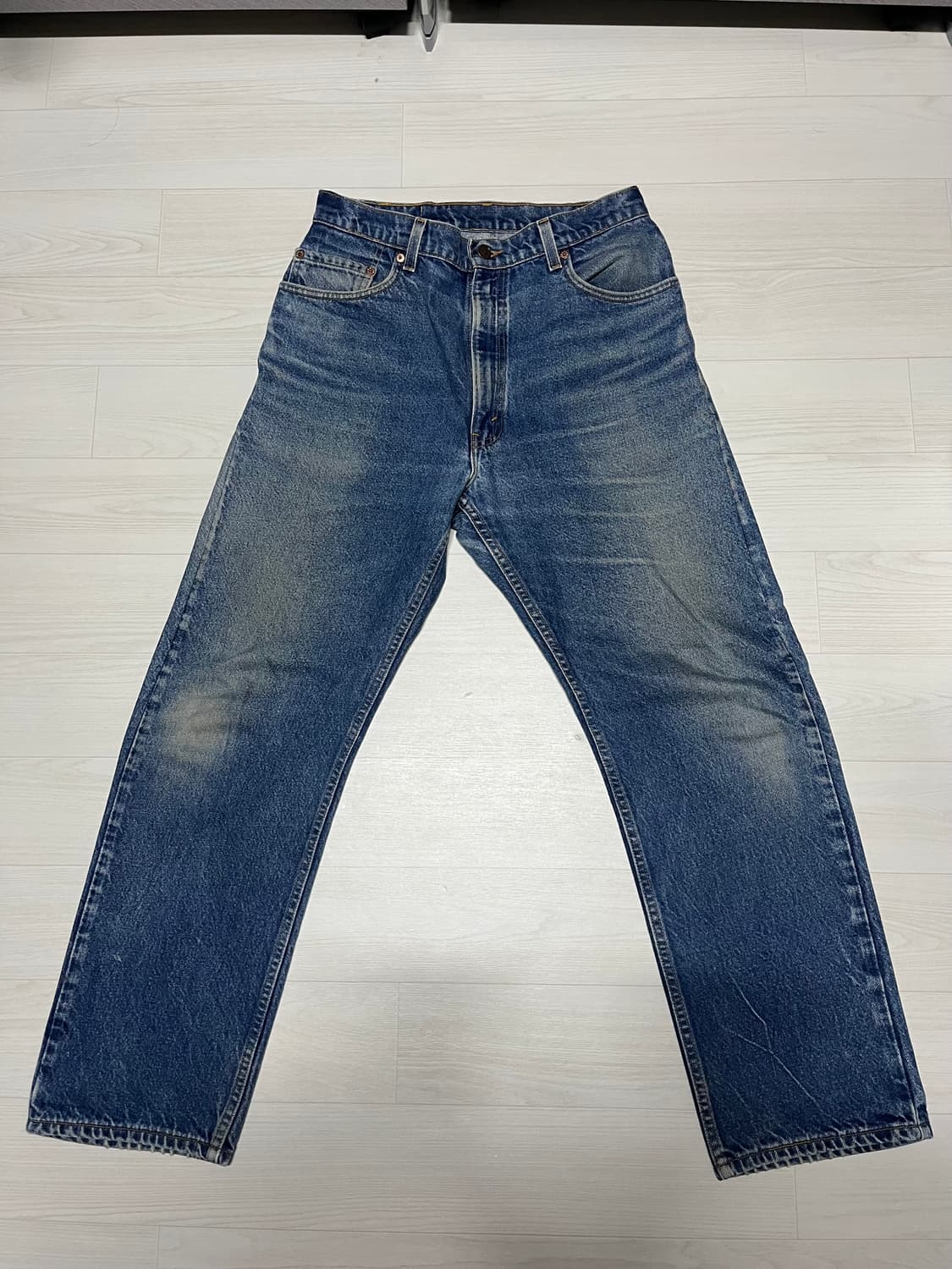 빈티지 리바이스 505 made in usa 데님 팬츠 판매합니다. 상품이미지1