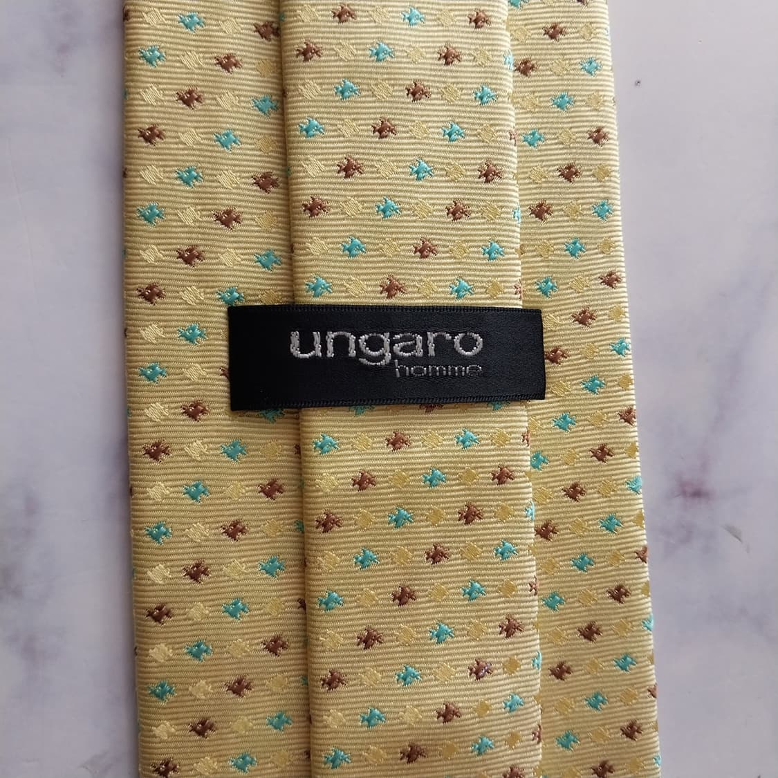 웅가로 넥타이 레몬 스몰 패턴 8.8cm A+등급 K2064 상품이미지9