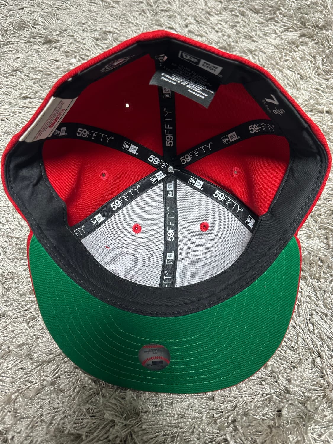 [7 5/8 , 60.6] 뉴에라 59fifty 5950 레드 상품이미지4