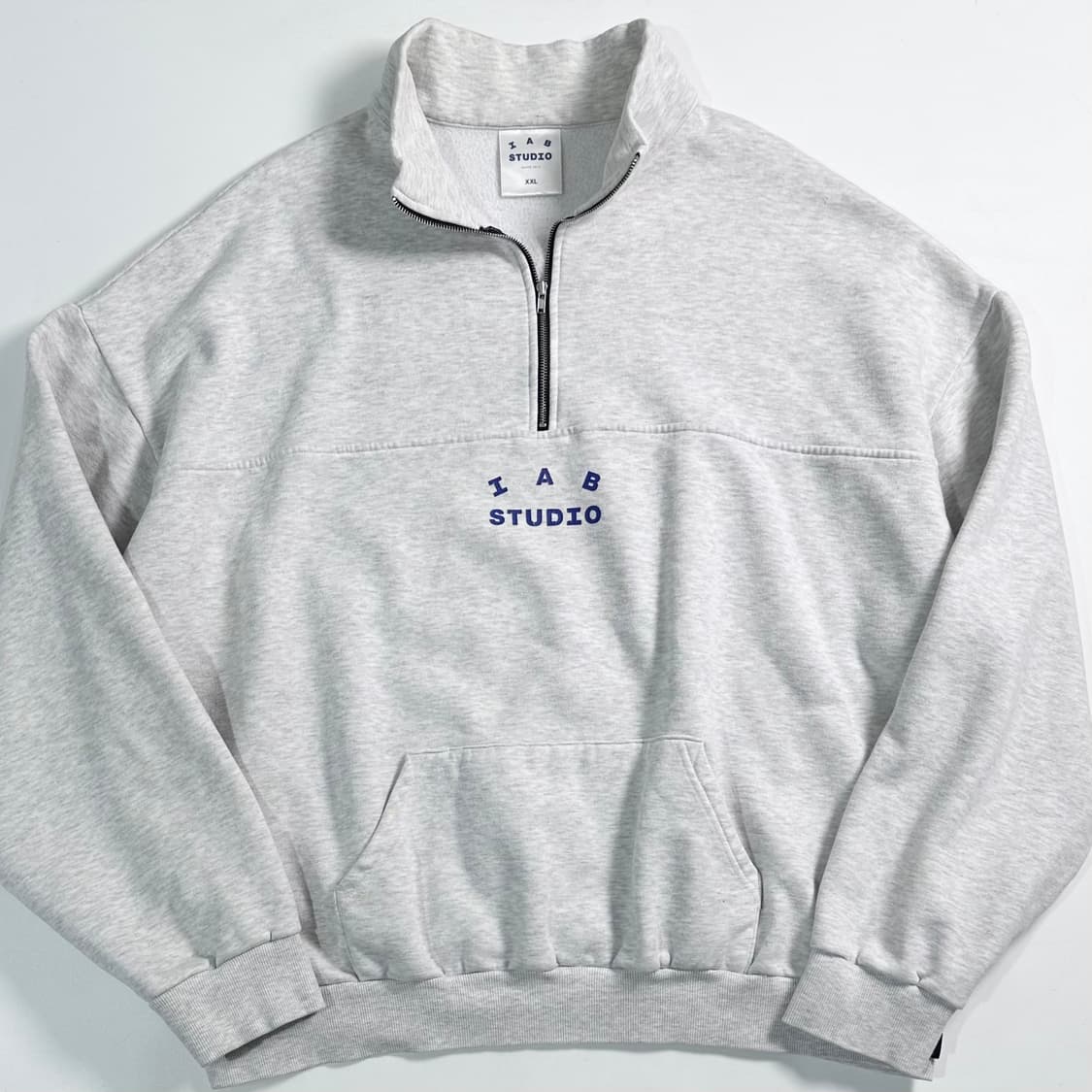 아이앱 스튜디오 멜란지 반집업   상품이미지1