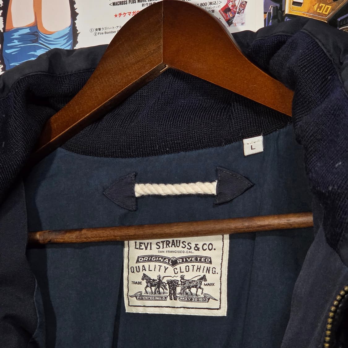 리바이스 501 덕다운 레더 패치 패딩  상품이미지9