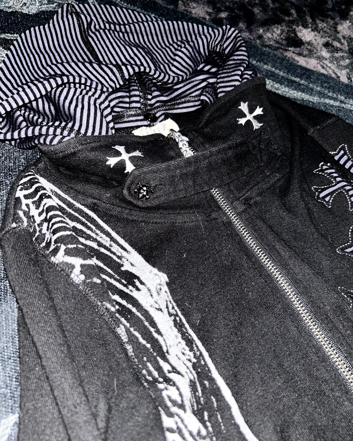 glitz punk zip-up hoodie 상품이미지3