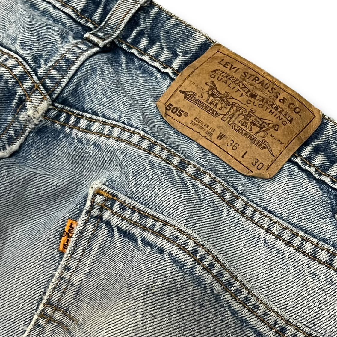  USA 리바이스 505 오렌지탭 데님팬츠 y14189 상품이미지7