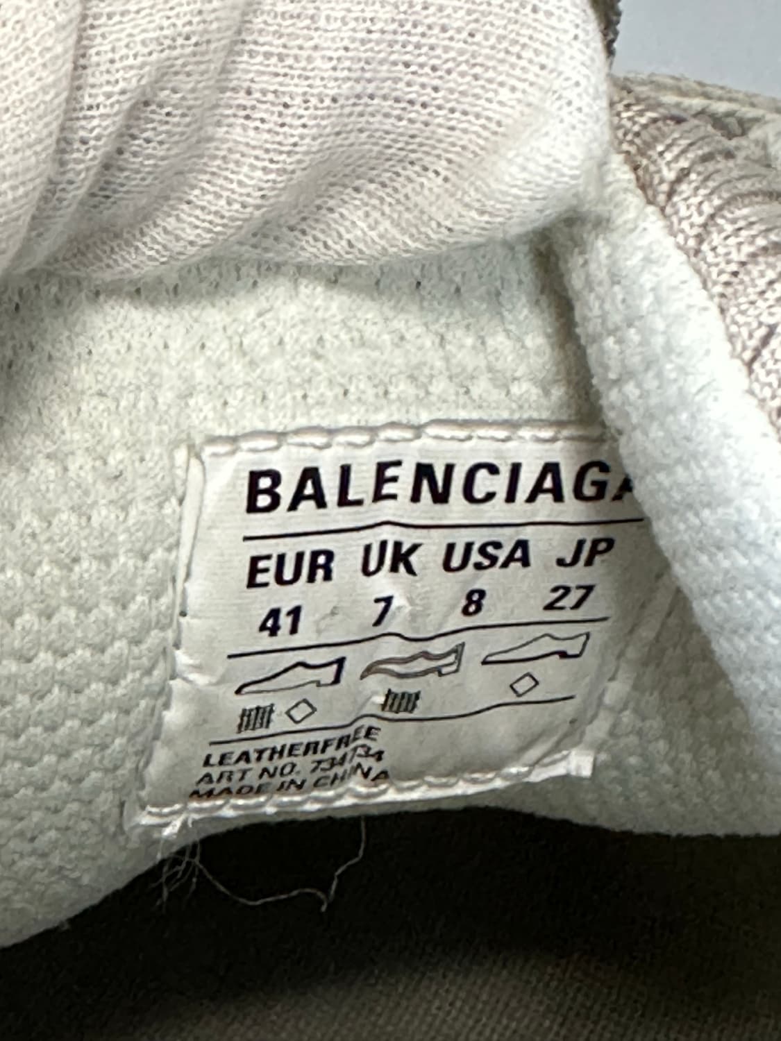 [41] 백화점판 정품 발렌시아가 3XL 에그쉘 상품이미지8