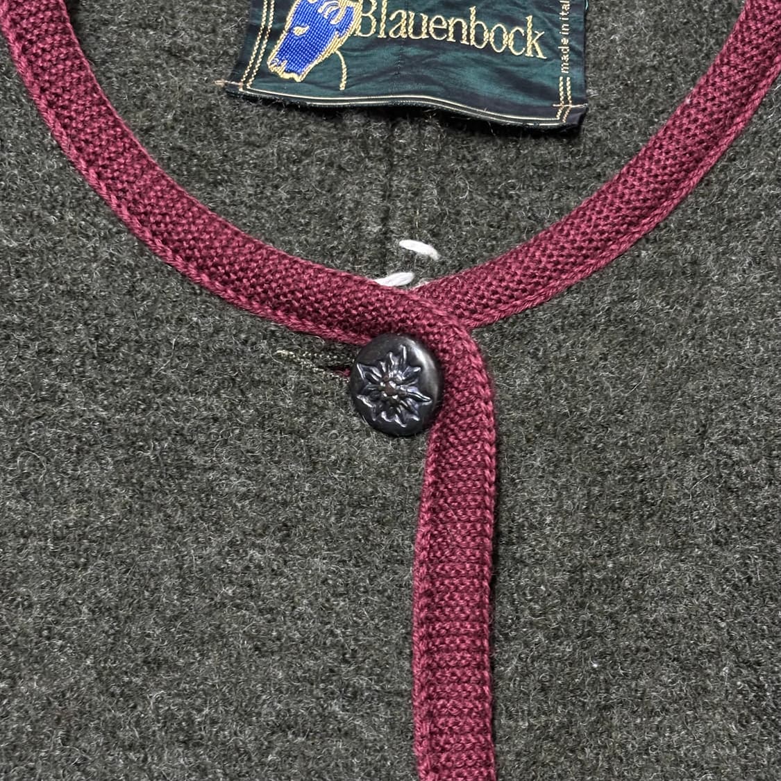90s Blauenbock ITALY Boiled Wool Jacket 상품이미지6