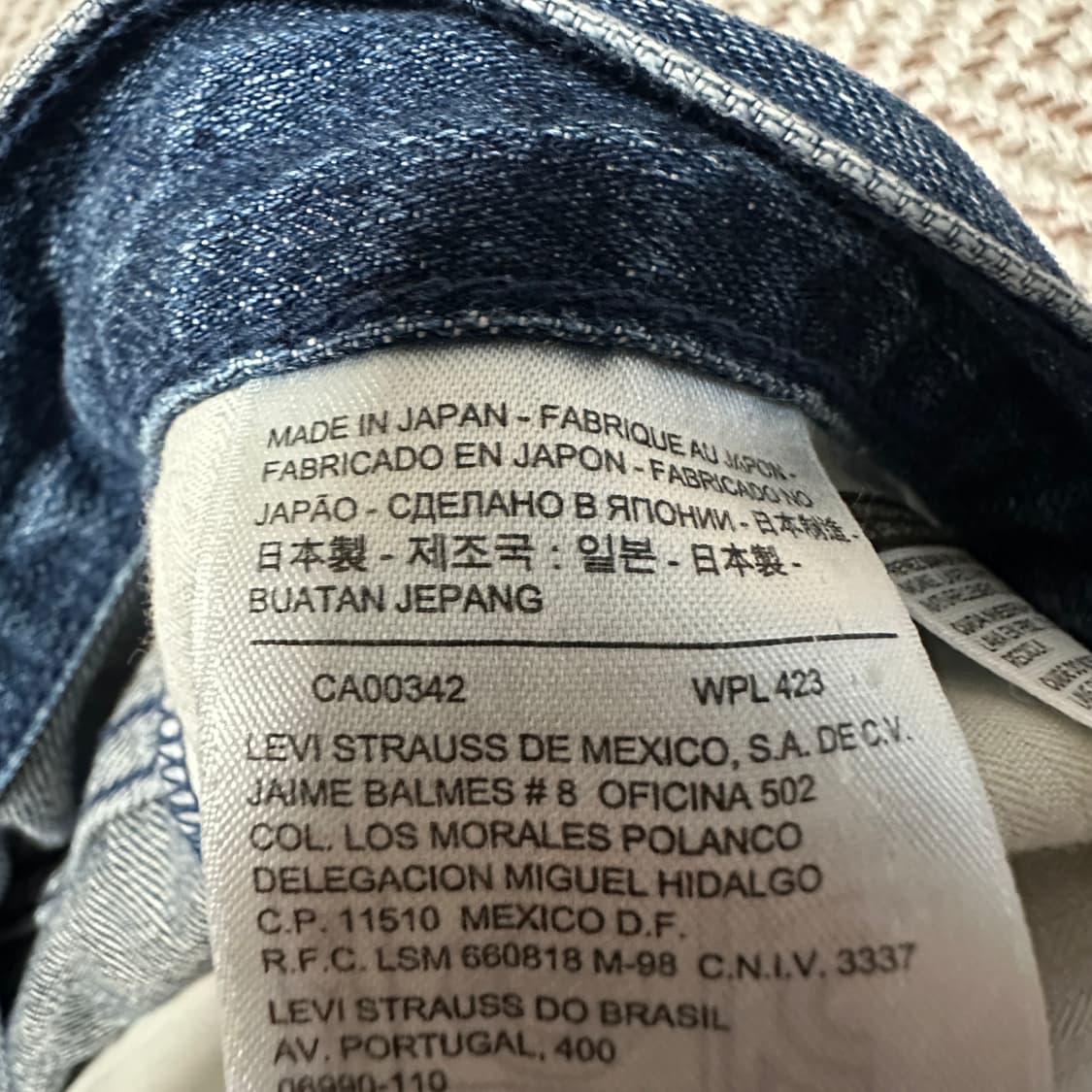 LEVI'S X BEAMS japan made jeans 상품이미지4