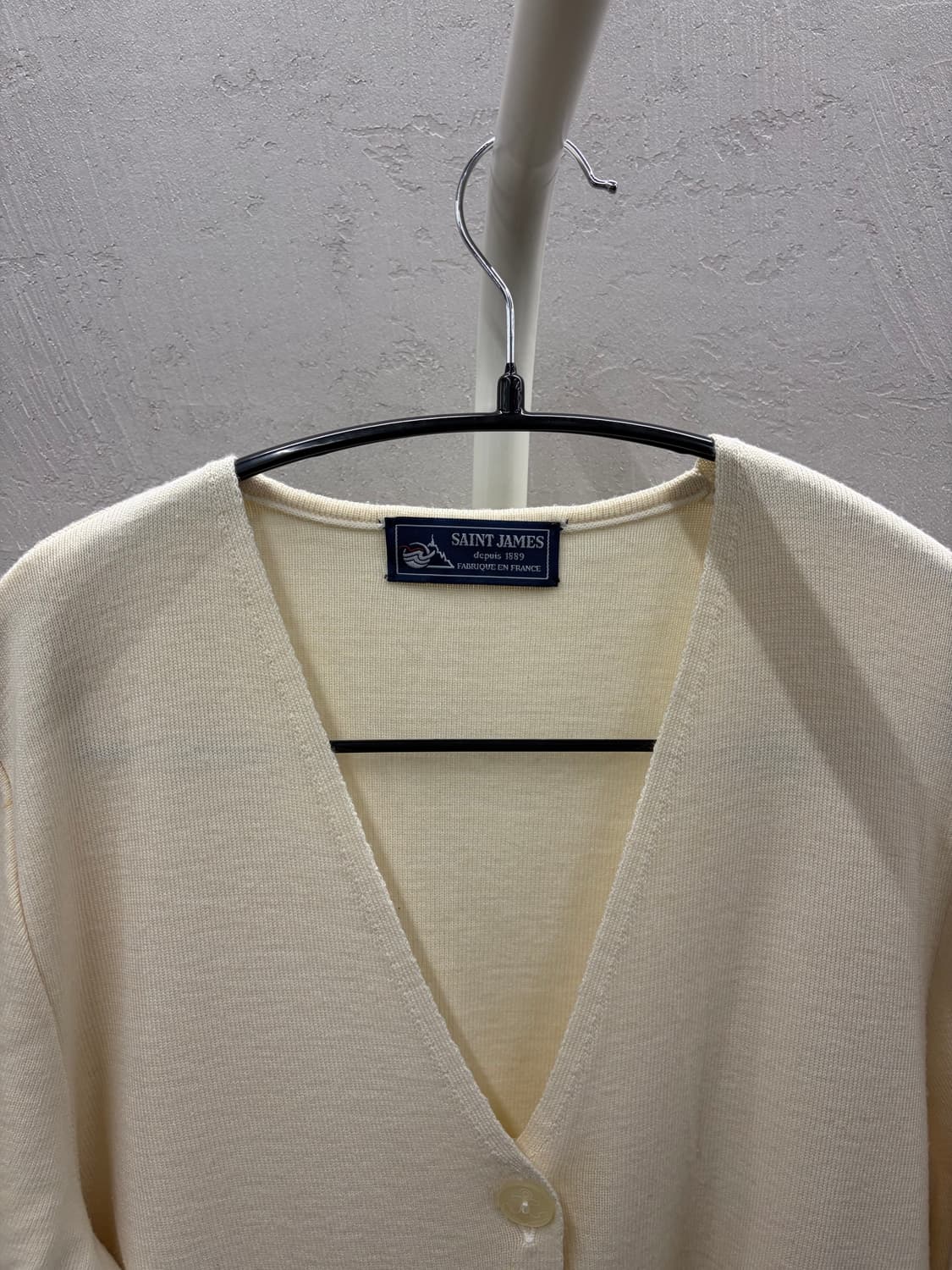 세인트제임스 배색 가디건 38 상품이미지3