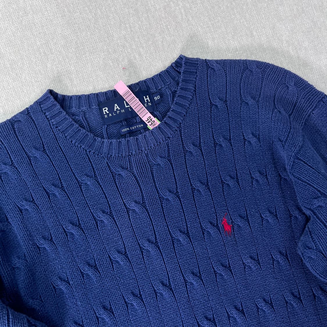 95 폴로랄프로렌 90s 일경물산 꽈배기 니트 상품이미지2