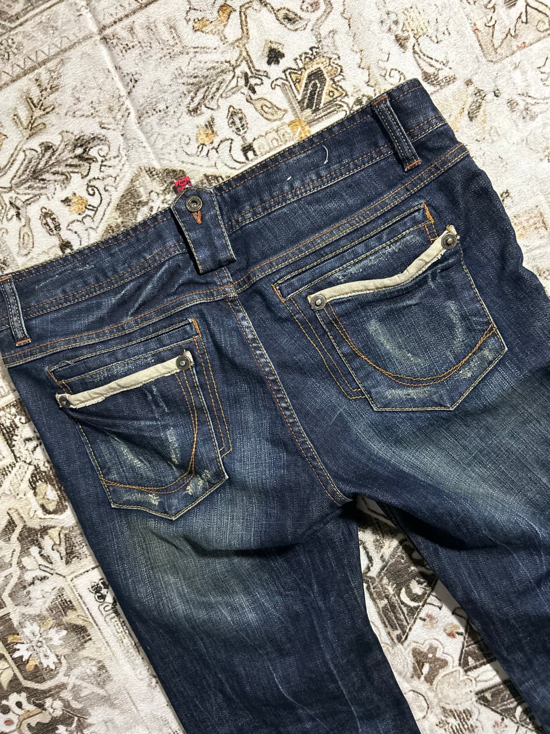 y2k pocket detailed bootscut denim 상품이미지7