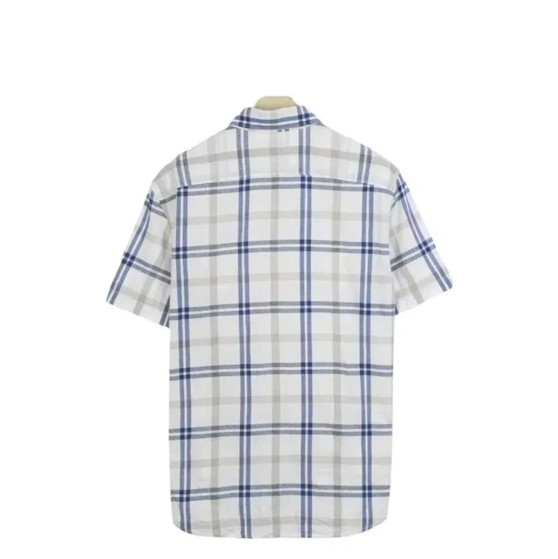 올젠 체크 반팔 와이셔츠 95 상품이미지2