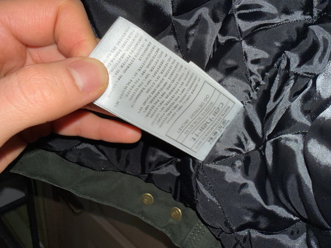 칼하트 wip 디트로이트 올리브 블랙 상품이미지6