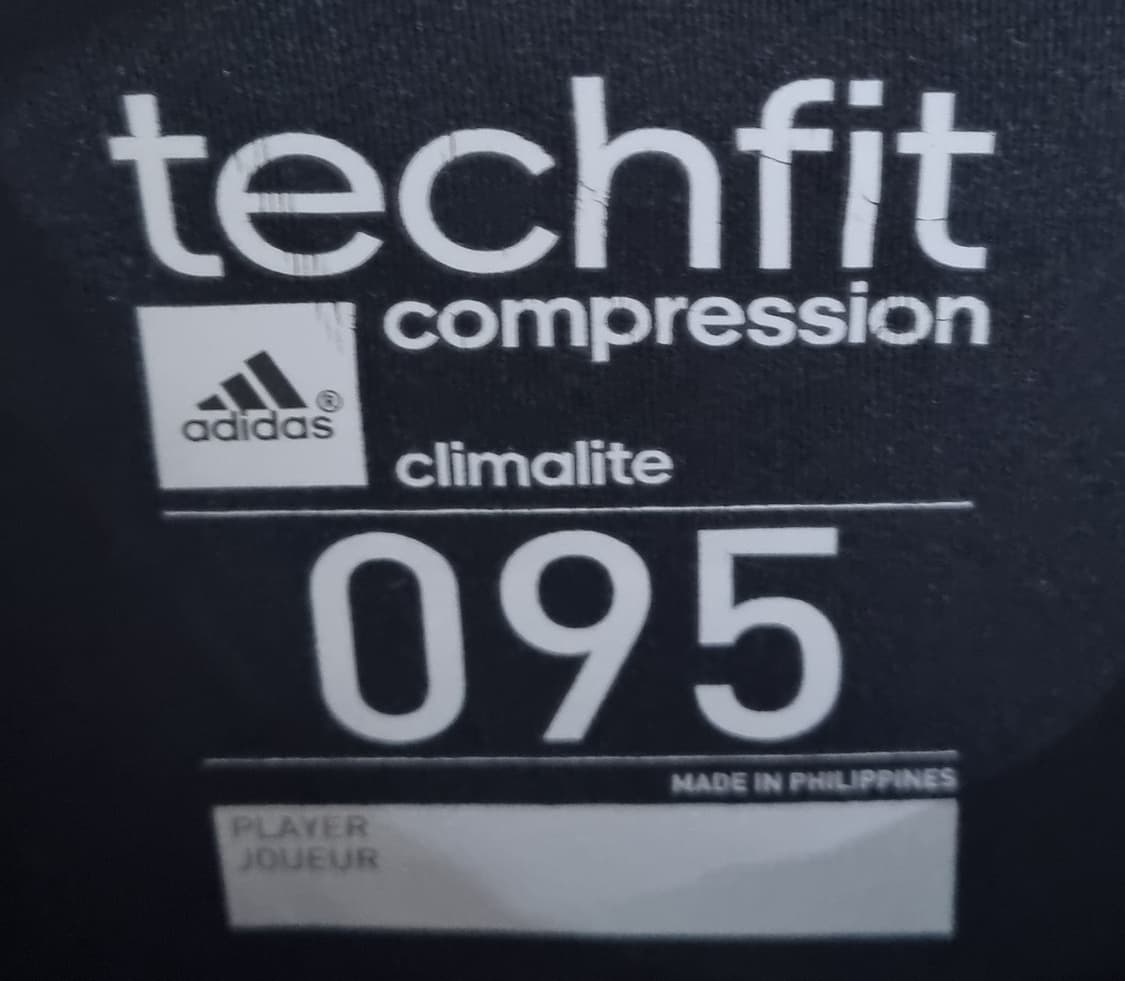 95) 아디다스 블랙 컴프레션 머슬핏 반팔티 상품이미지3