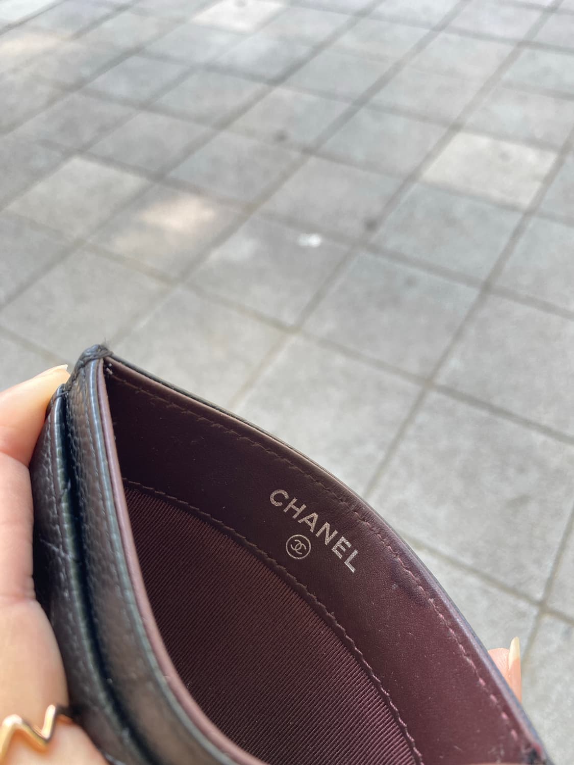 샤넬 클래식 카드슬롯 카드홀더 캐비어 은장 상품이미지6
