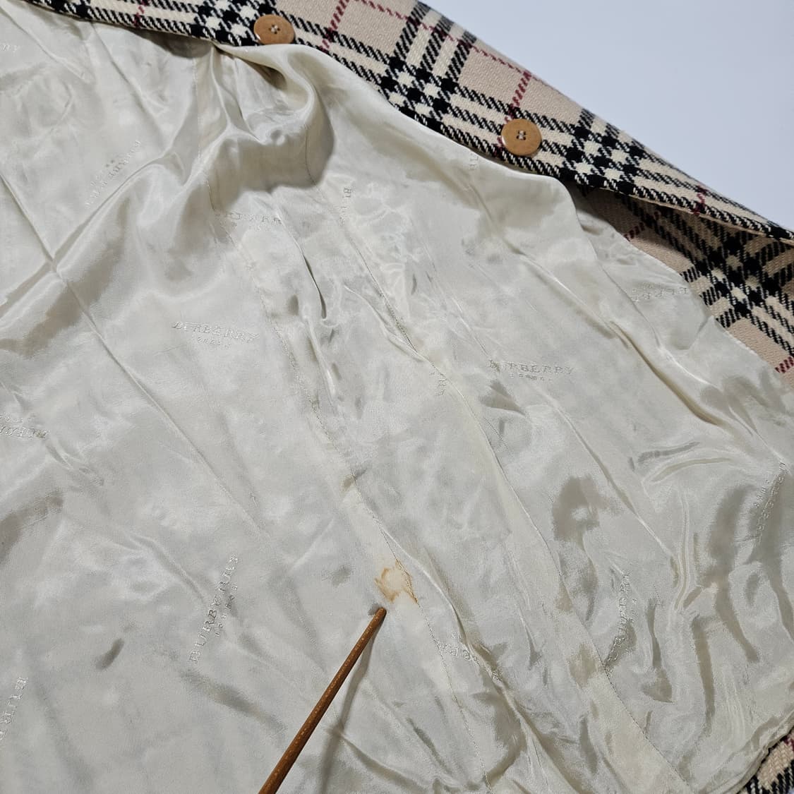 버버리 노바체크 울 코트[S] 상품이미지8