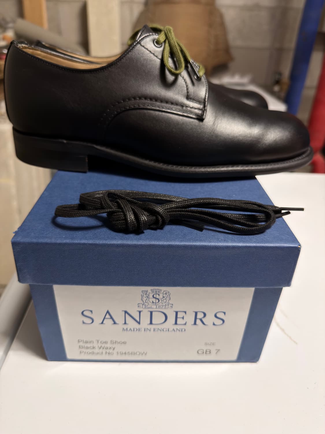 샌더스 BGS 플레인토 더비 UK7  상품이미지2