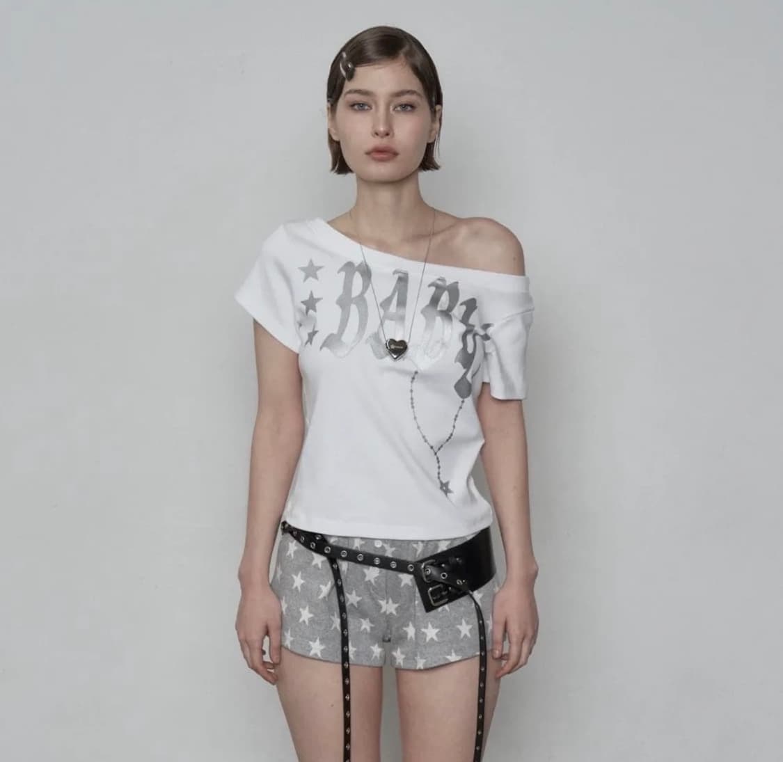 셋업이엑스이 베이비 와이드 넥 탑 상품이미지1