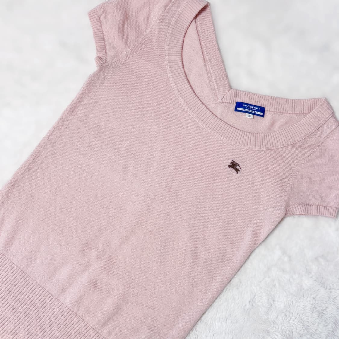 Burberry 버버리 블루라벨 딸기초코 모리걸 대장 니트 ≽^•⩊•^≼ 상품이미지2