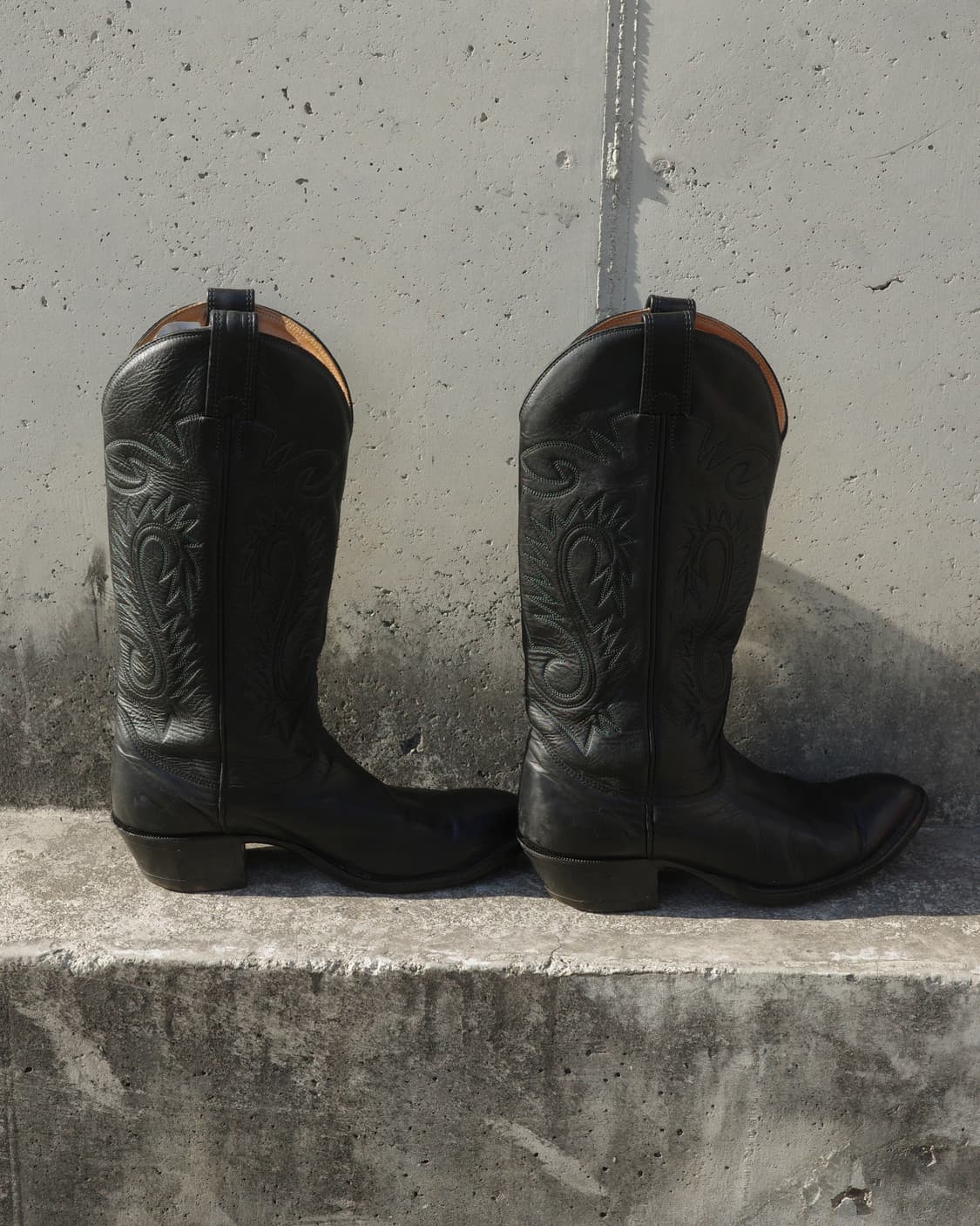 빈티지 블랙 웨스턴 부츠 와이드  상품이미지6