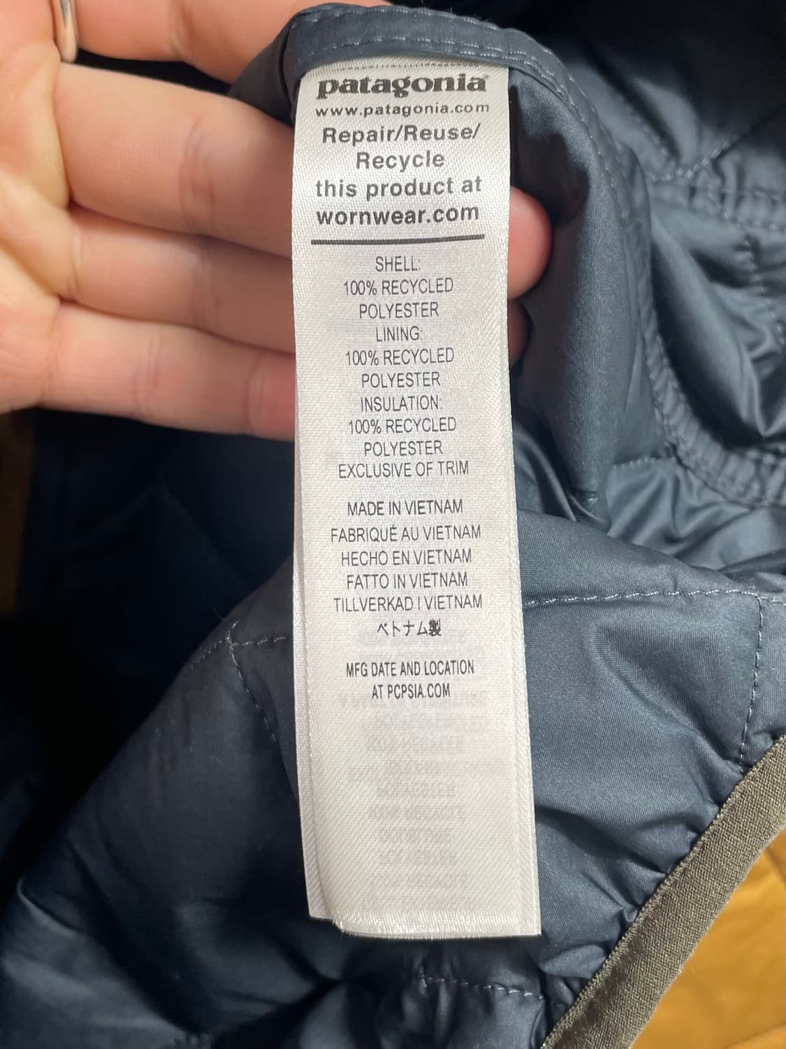 파타고니아 다이아몬드 퀼티드 봄버 후디 자켓 (on.18) 상품이미지6