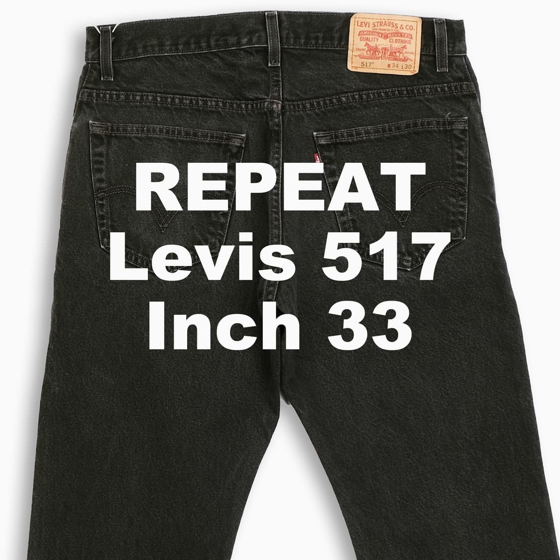 빈티지 리바이스 517 흑청 블랙진 33 인치 LV51734141 상품이미지1