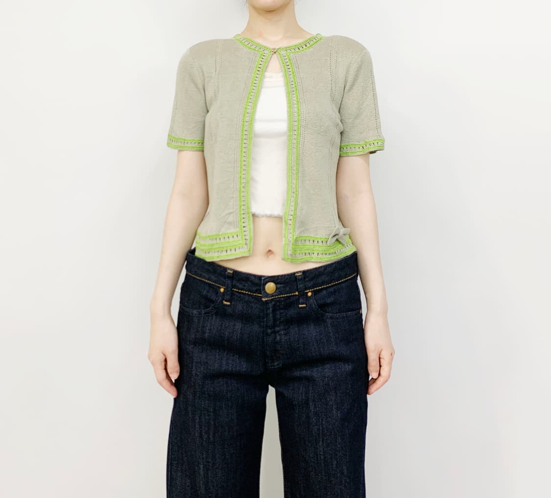 RENA LANGE made in italy 반팔 가디건 상품이미지1