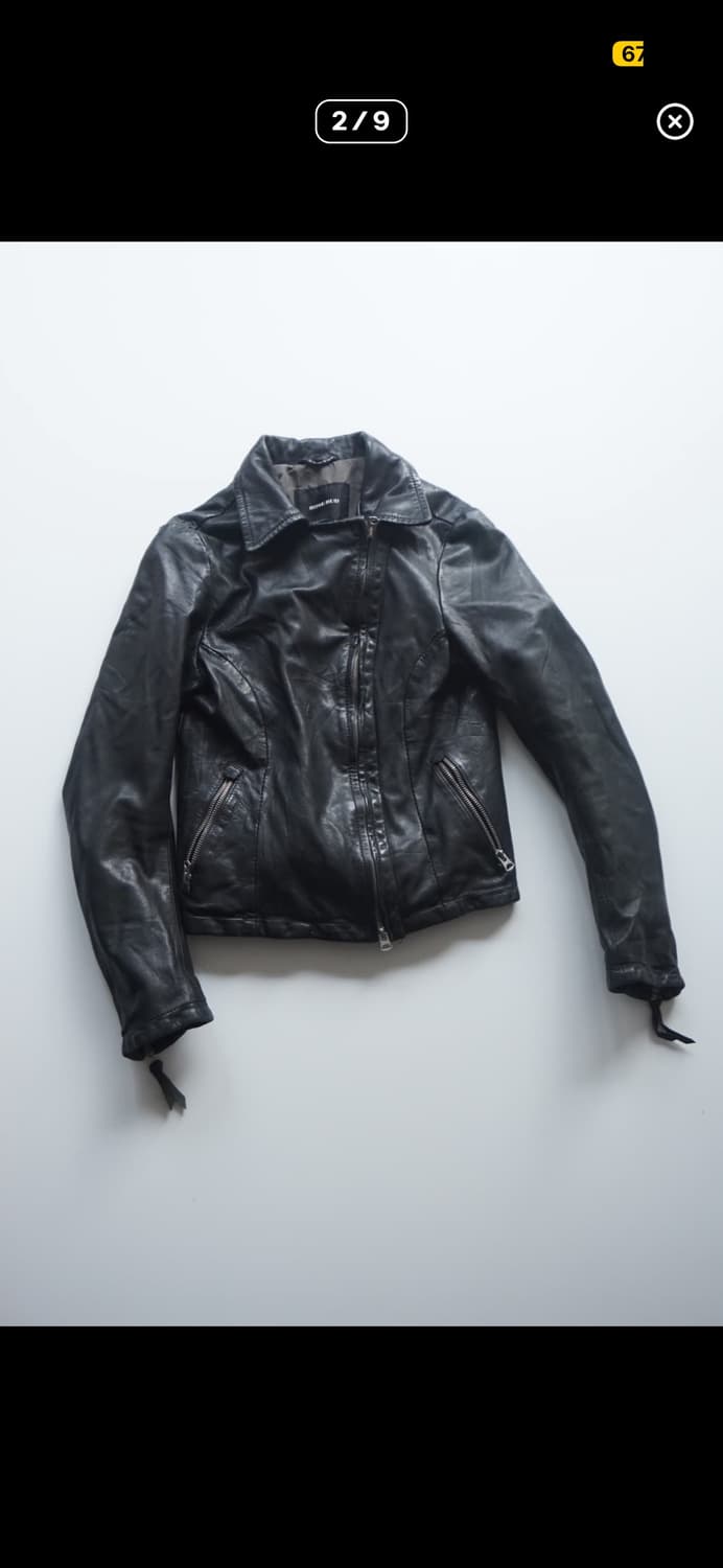 Rose bird 레더자켓 상품이미지2