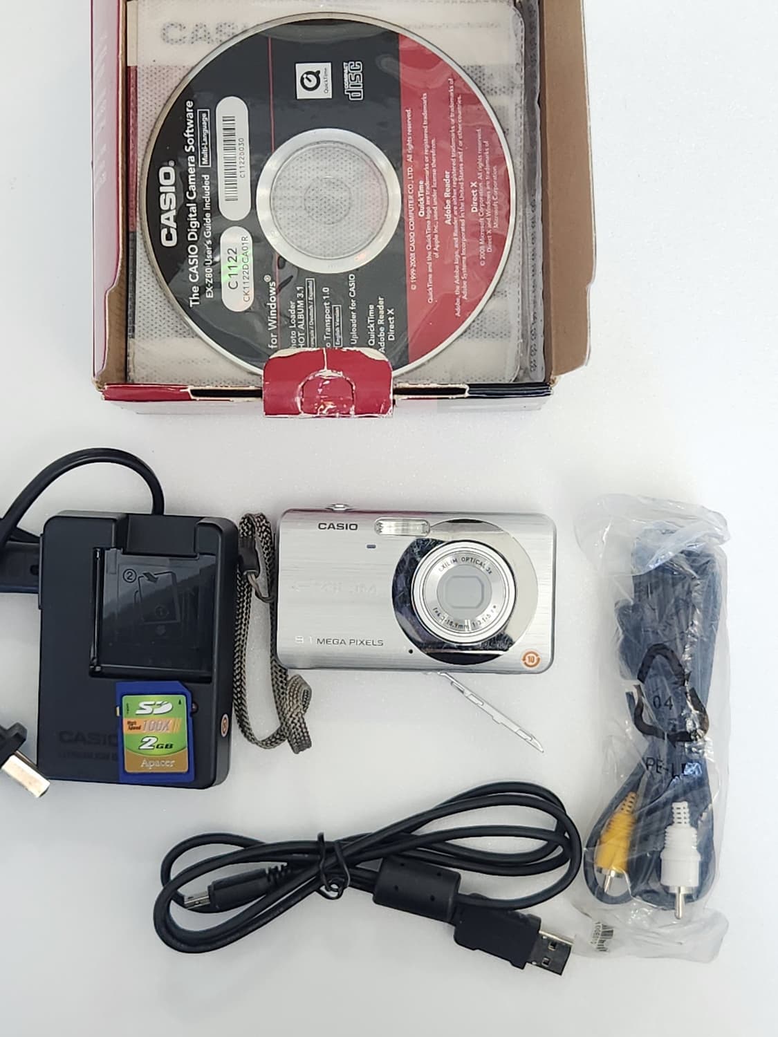 카시오 엑슬림 ex-z80 카시오z80 카메라 디카 빈티지디카 상품이미지2