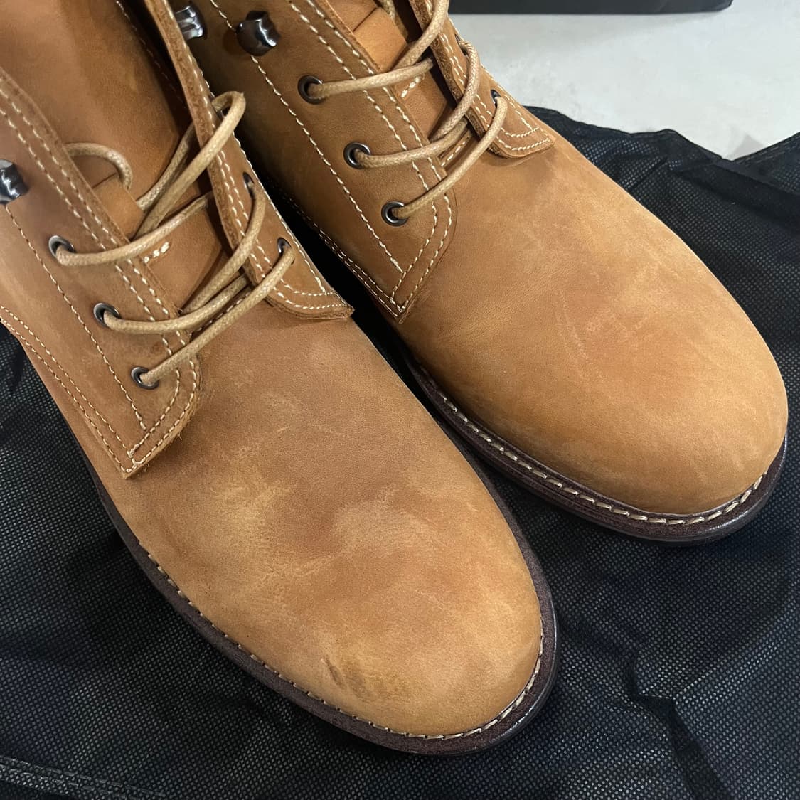 새상품(280) 로맨틱무브 레일로드 워커 오일 빈티지 탄 상품이미지6