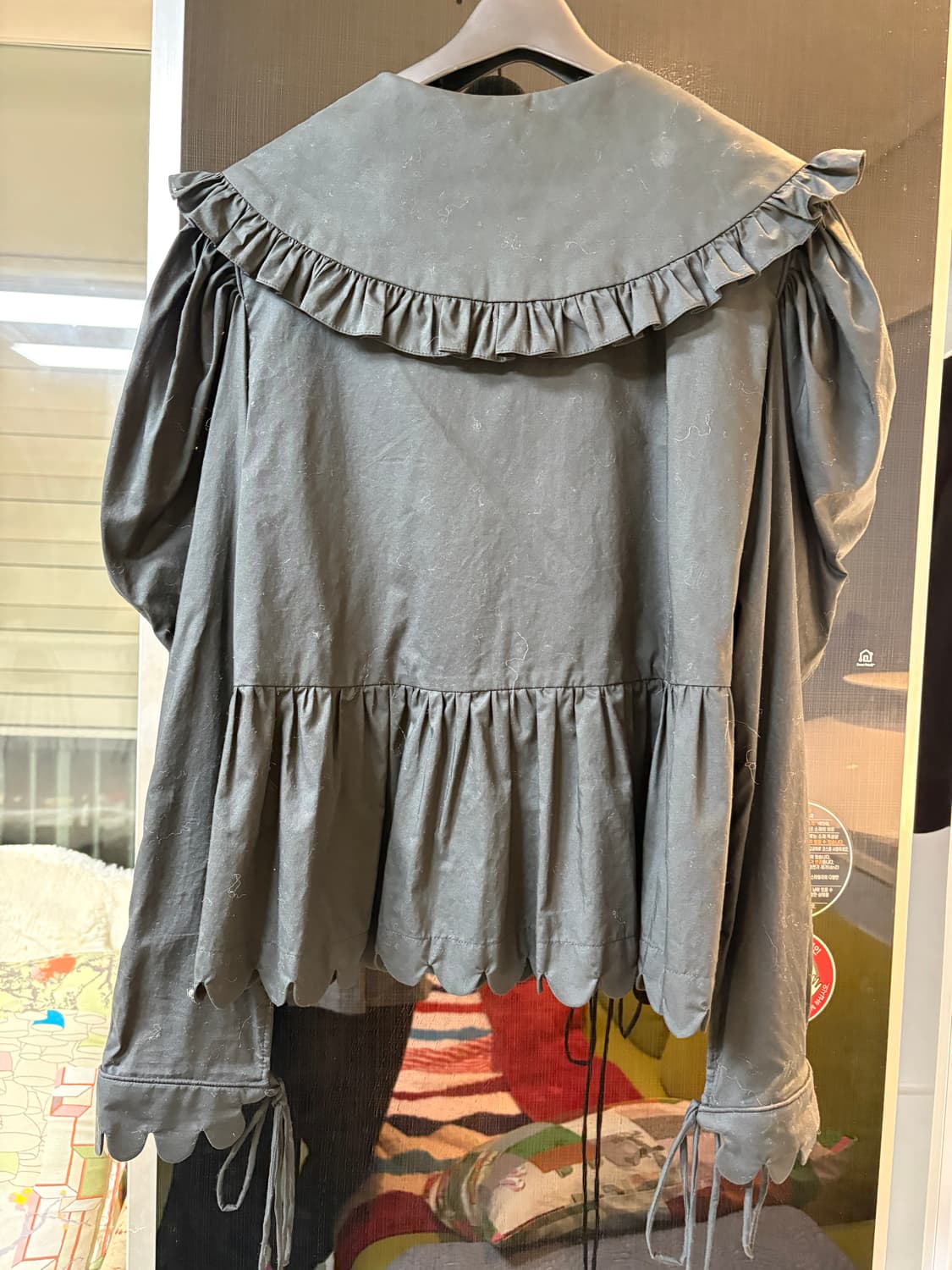 Horror vacui 호러 바쿠이 프릴 블라우스 상품이미지2