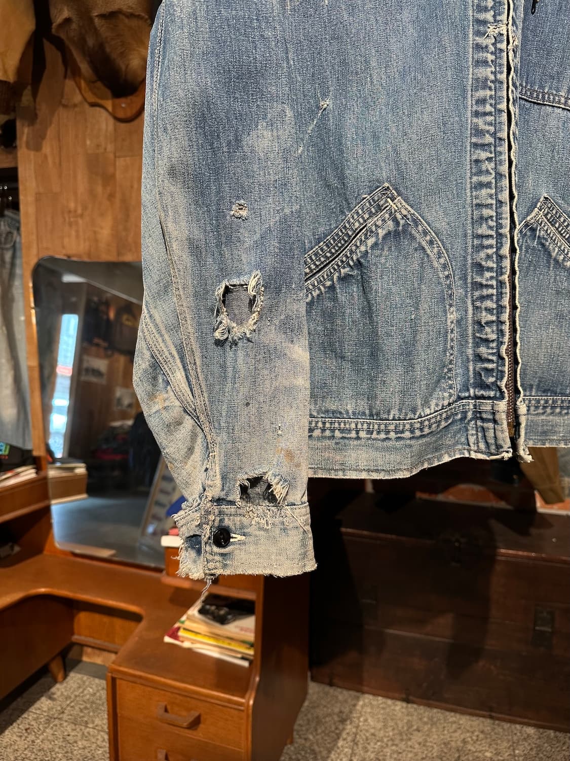 70s USA LEE 91-B Denim Work Jacket 상품이미지2