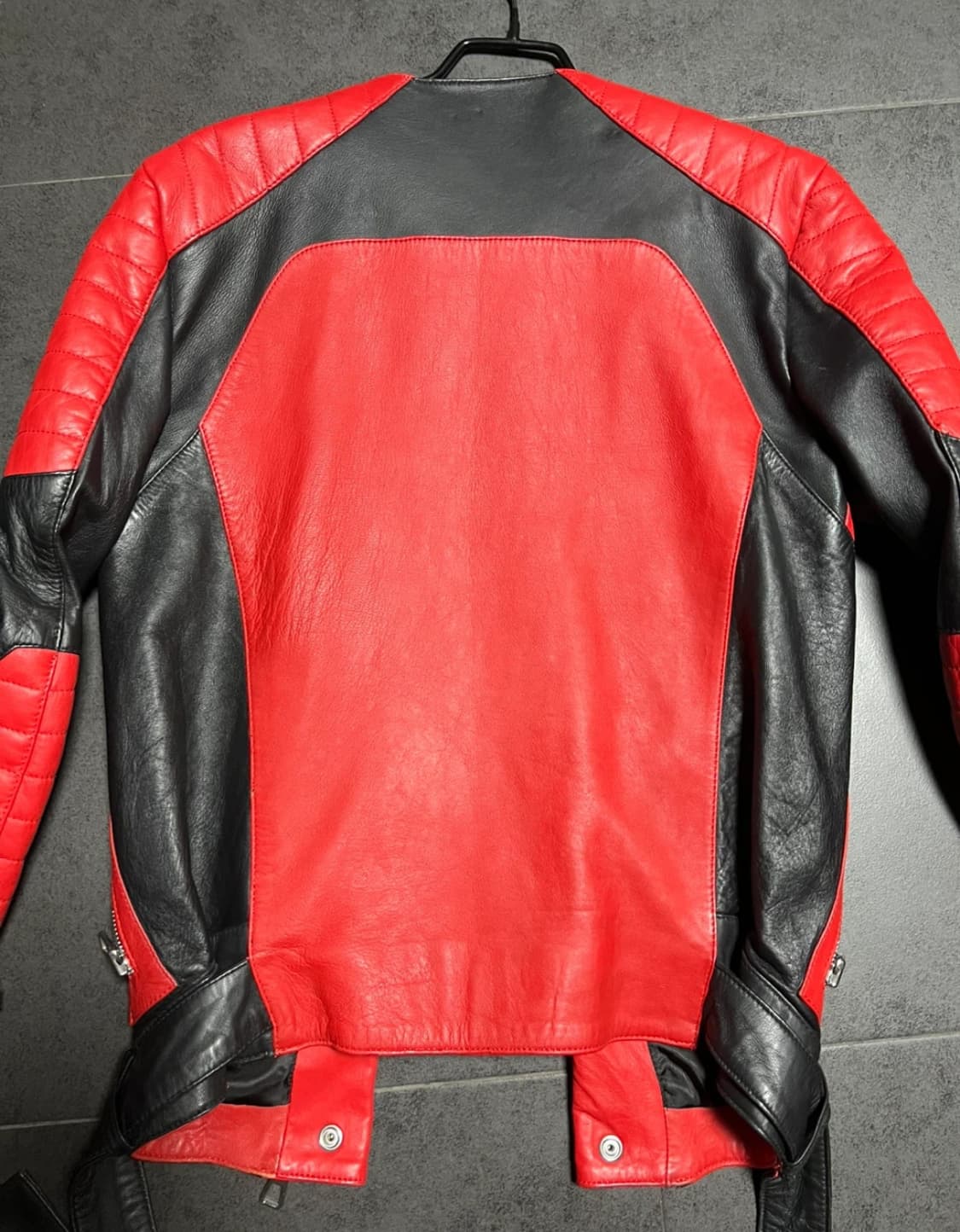 Bamain 발망 H&M 라이더 가죽 자켓 95 상품이미지6