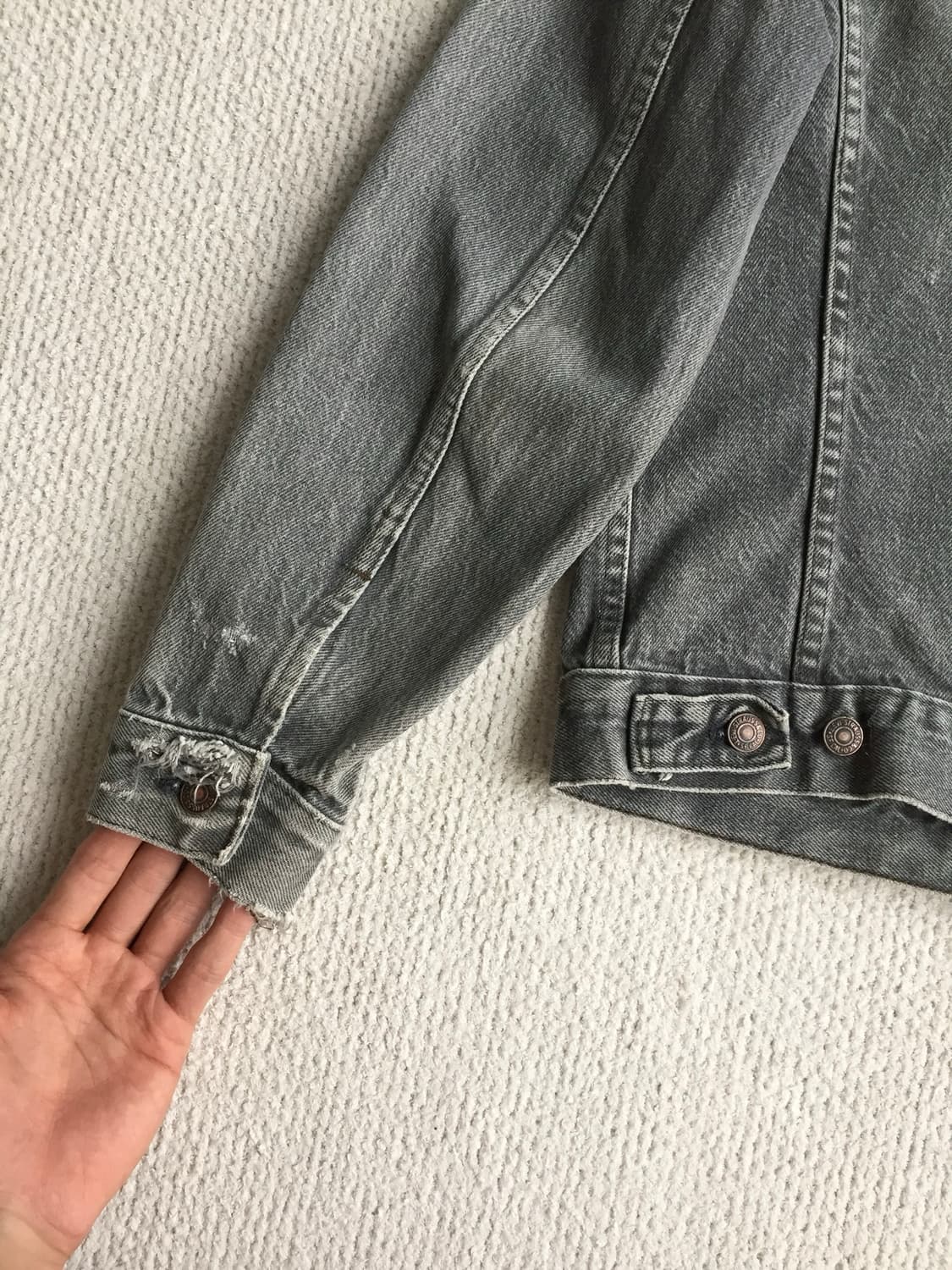 80’s levis 리바이스 70506 블랙 데님자켓 상품이미지6