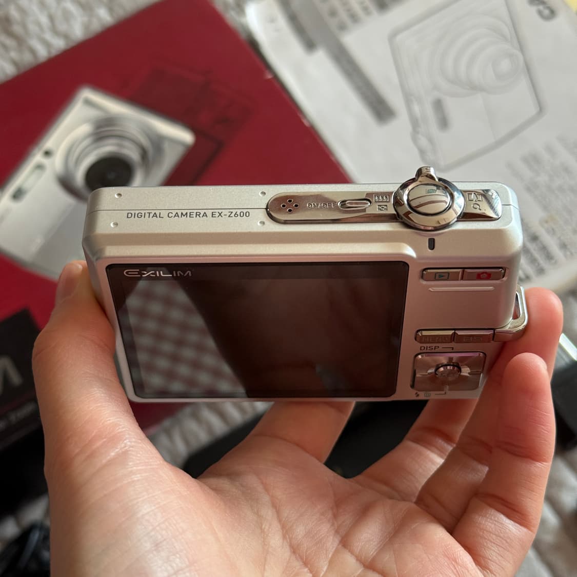 정크 풀박스 CASIO EXILIM EX-Z600 카시오 엑슬림 실버디카 상품이미지3