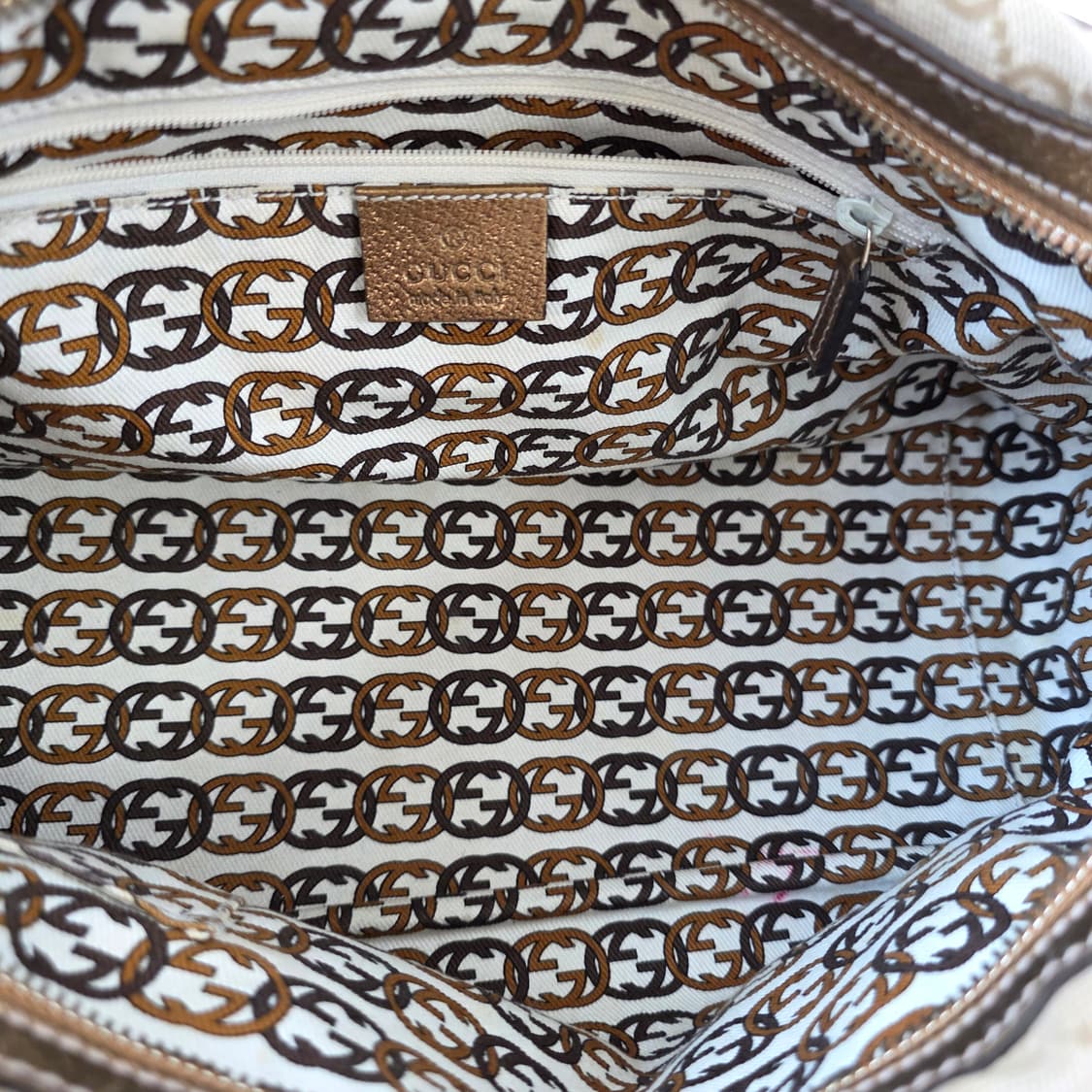 [정품 GUCCI] 구찌 GG캔버스 쟈가드 숄더백 바게트백 상품이미지8