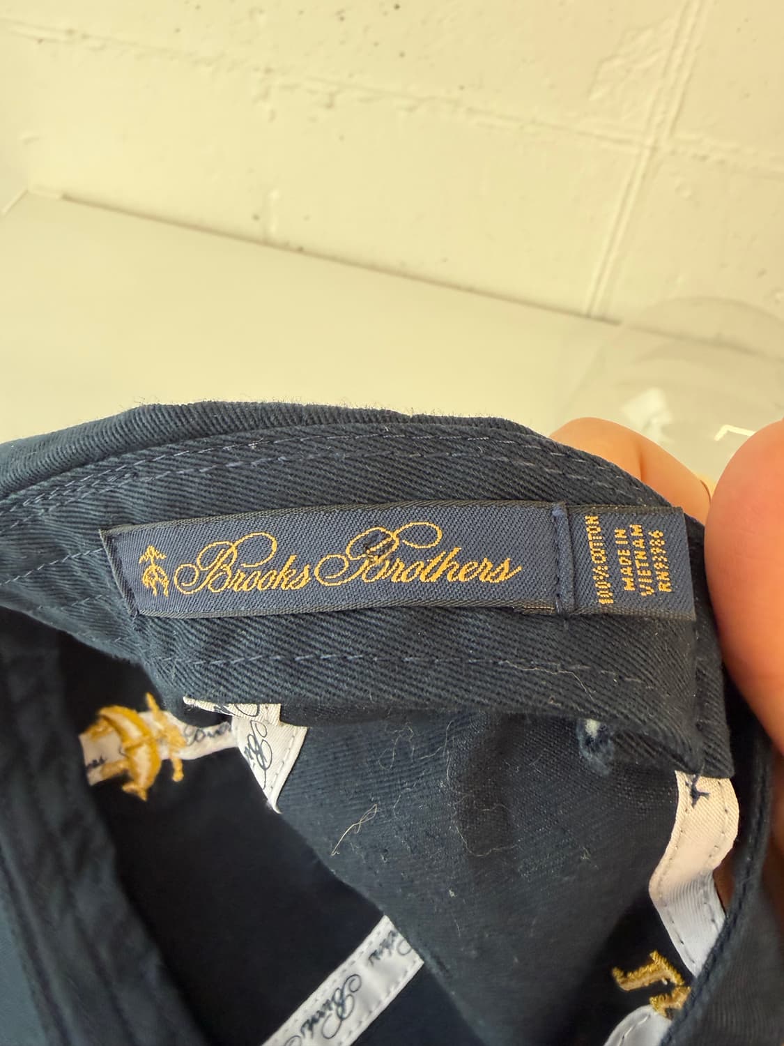 브룩스브라더스 코튼 로고 베이스볼캡 야구모자 상품이미지5