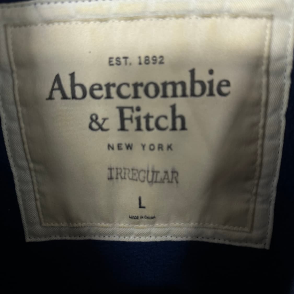 아베크롬비 아치로고 후드집업 상품이미지3